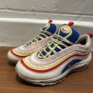 Nike Air Max 97 Panache Corduroy White Sneakers Shoes Womens 8.5